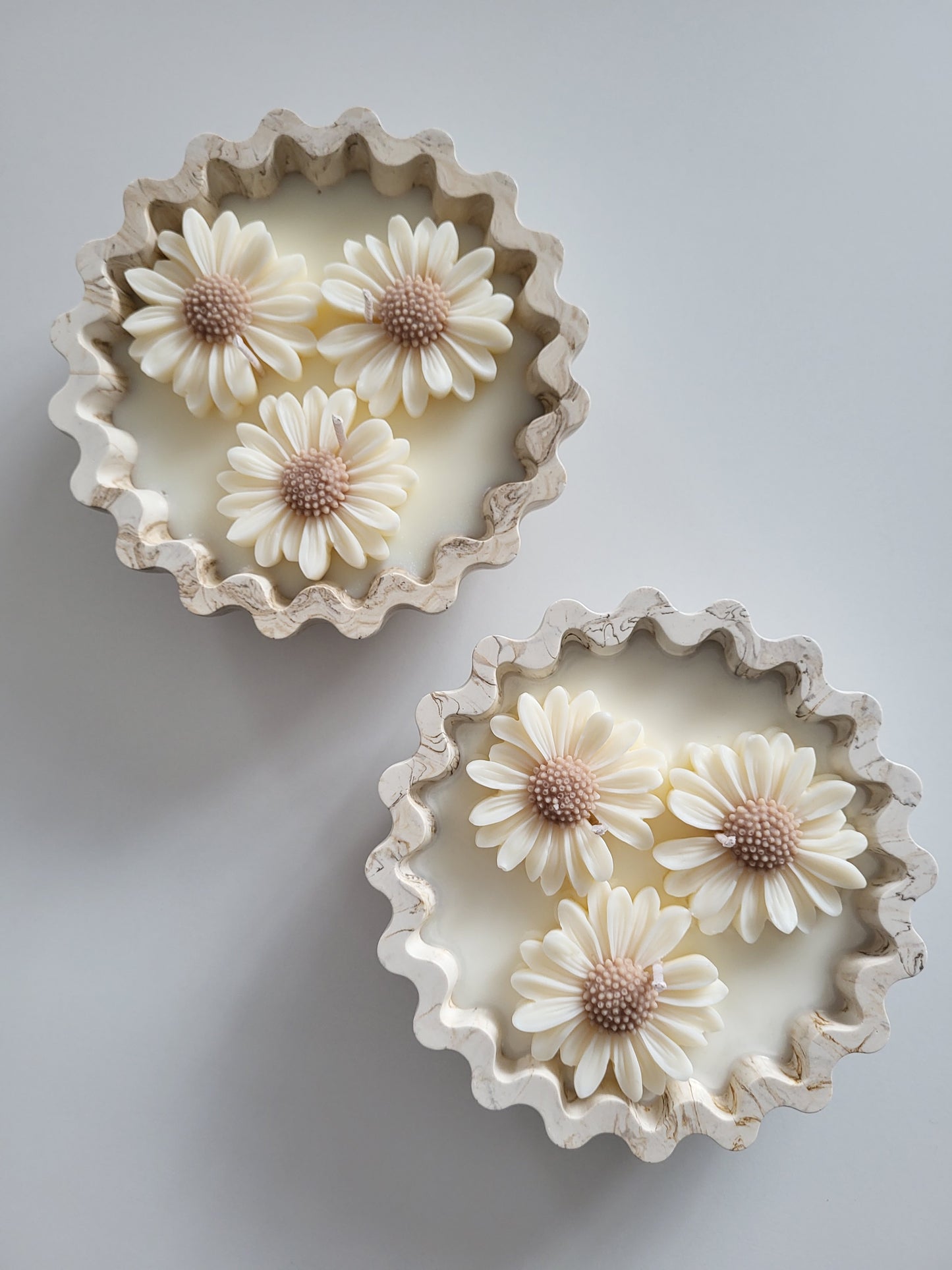 Daisy trio candle bowl