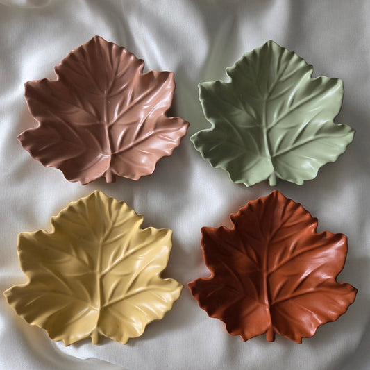 Maple leaf trinket tray