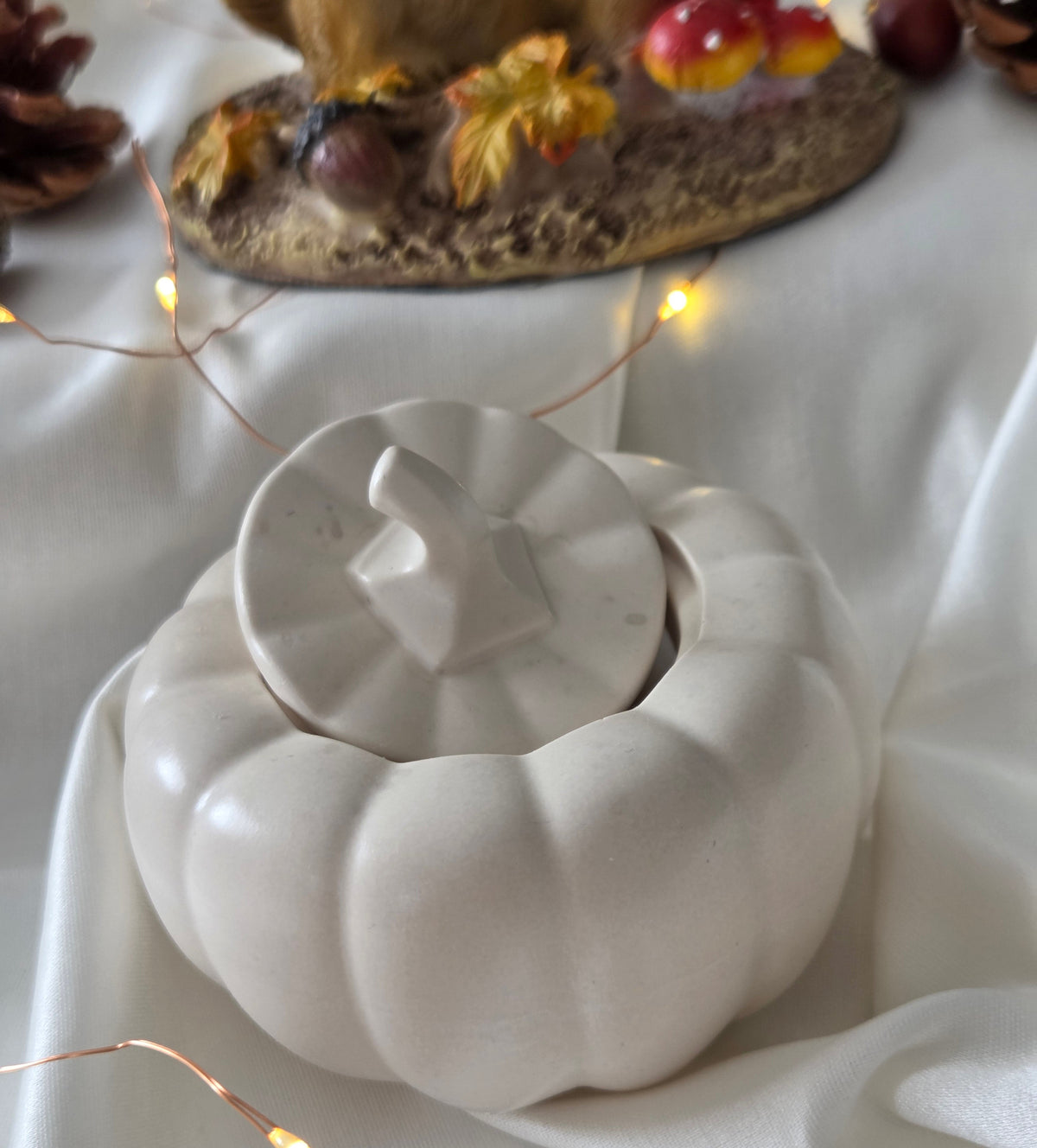Pumpkin Jesmonite Pot