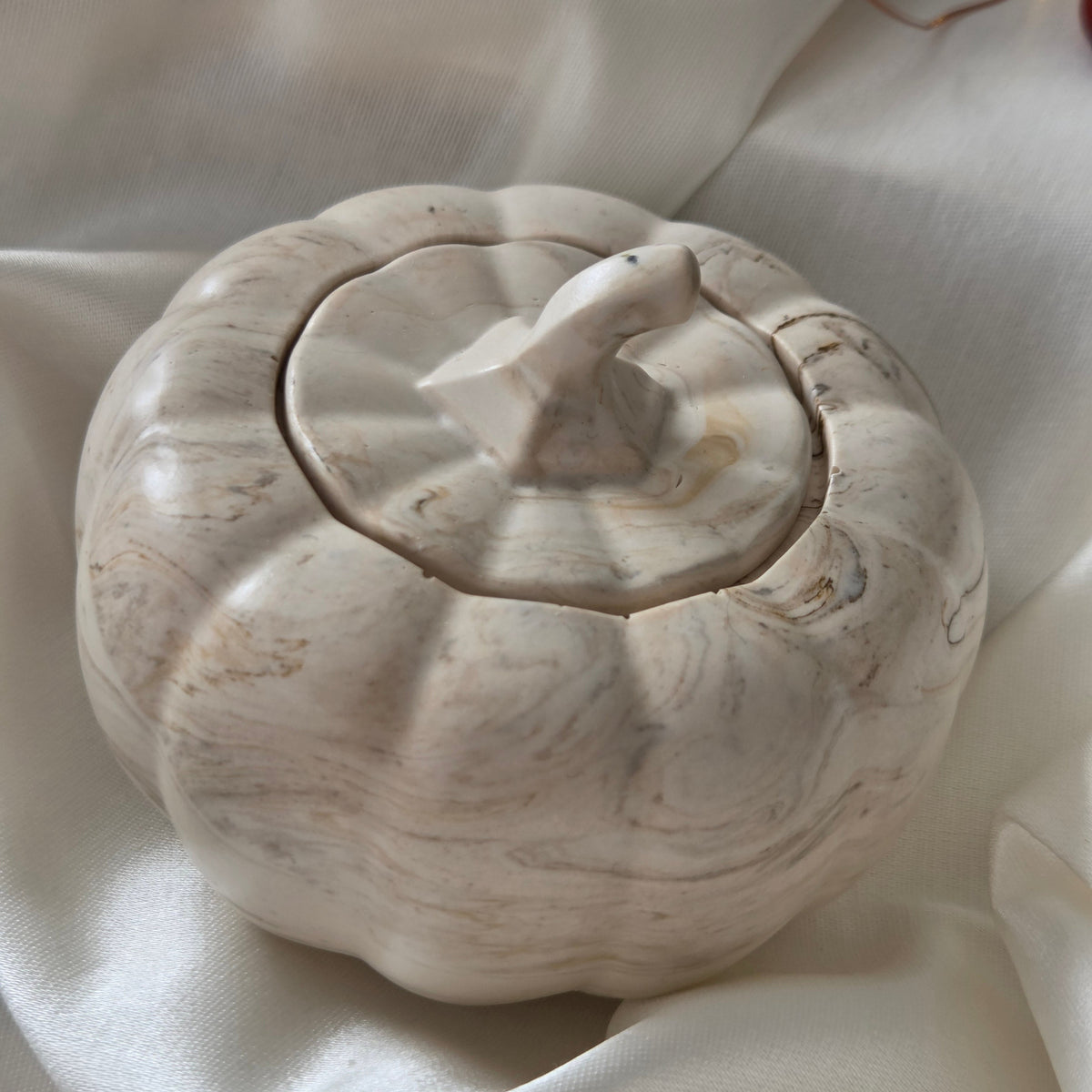Pumpkin Jesmonite Pot