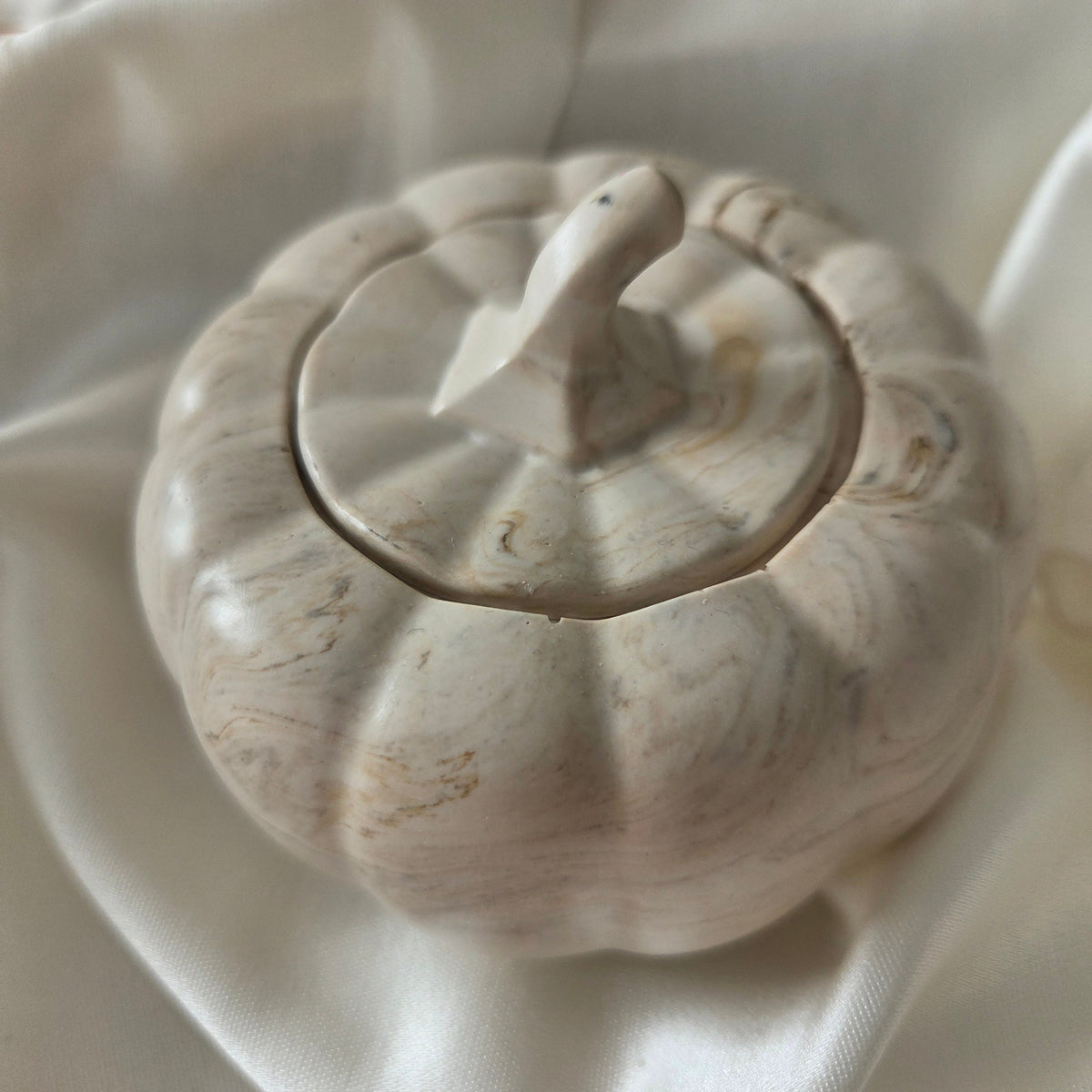 Pumpkin Jesmonite Pot