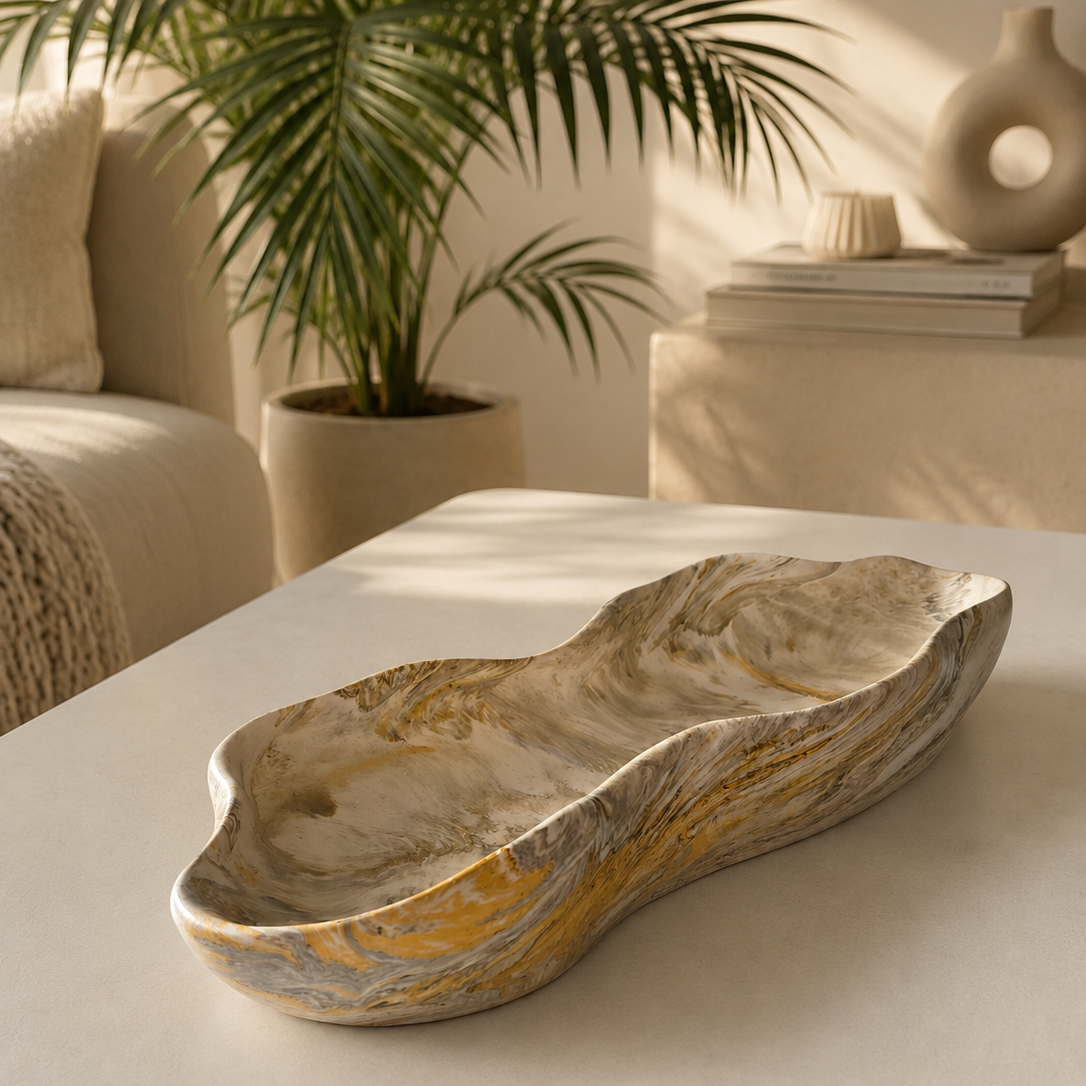 Irregular Organic Wave Bowl
