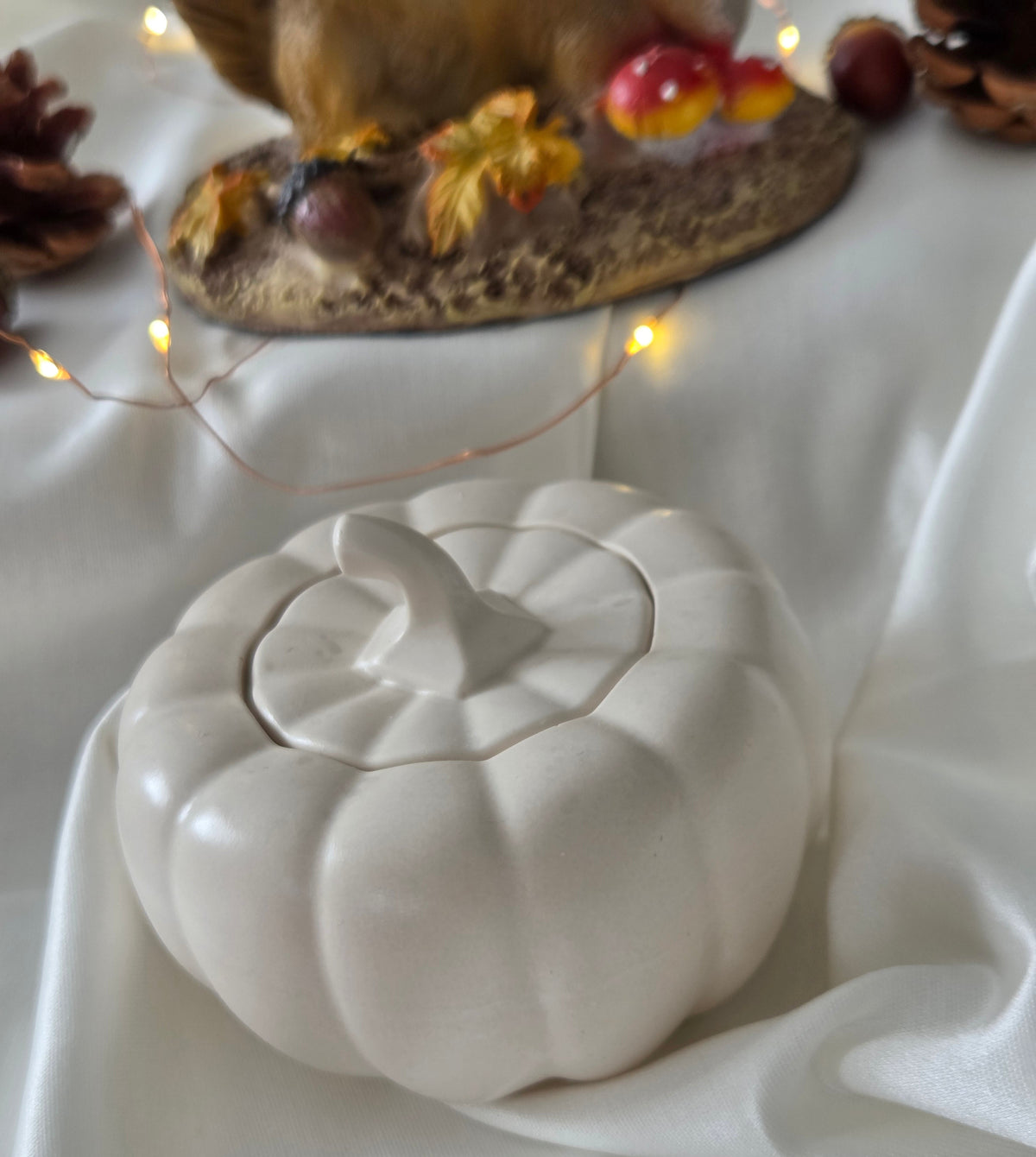 Pumpkin Jesmonite Pot