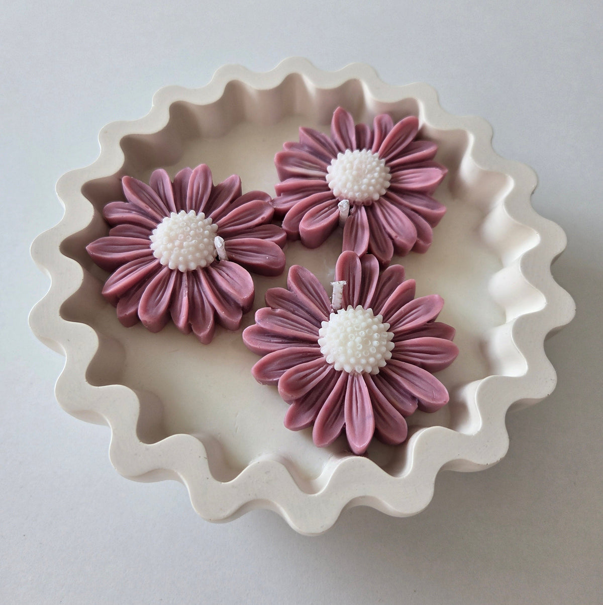 Daisy Trio Candle Bowl