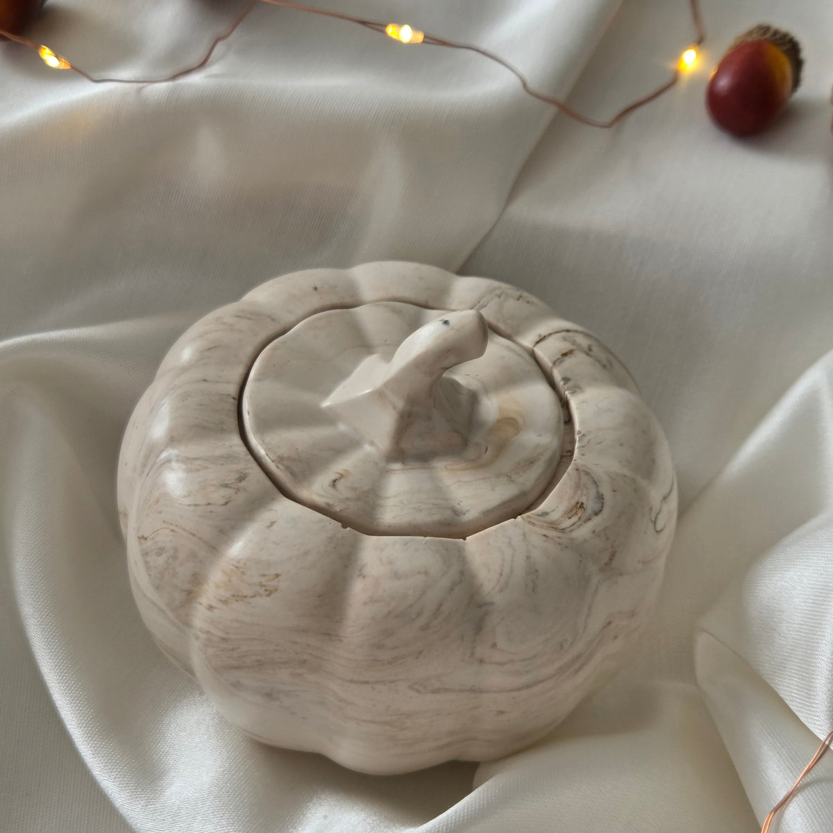 Pumpkin Jesmonite Pot