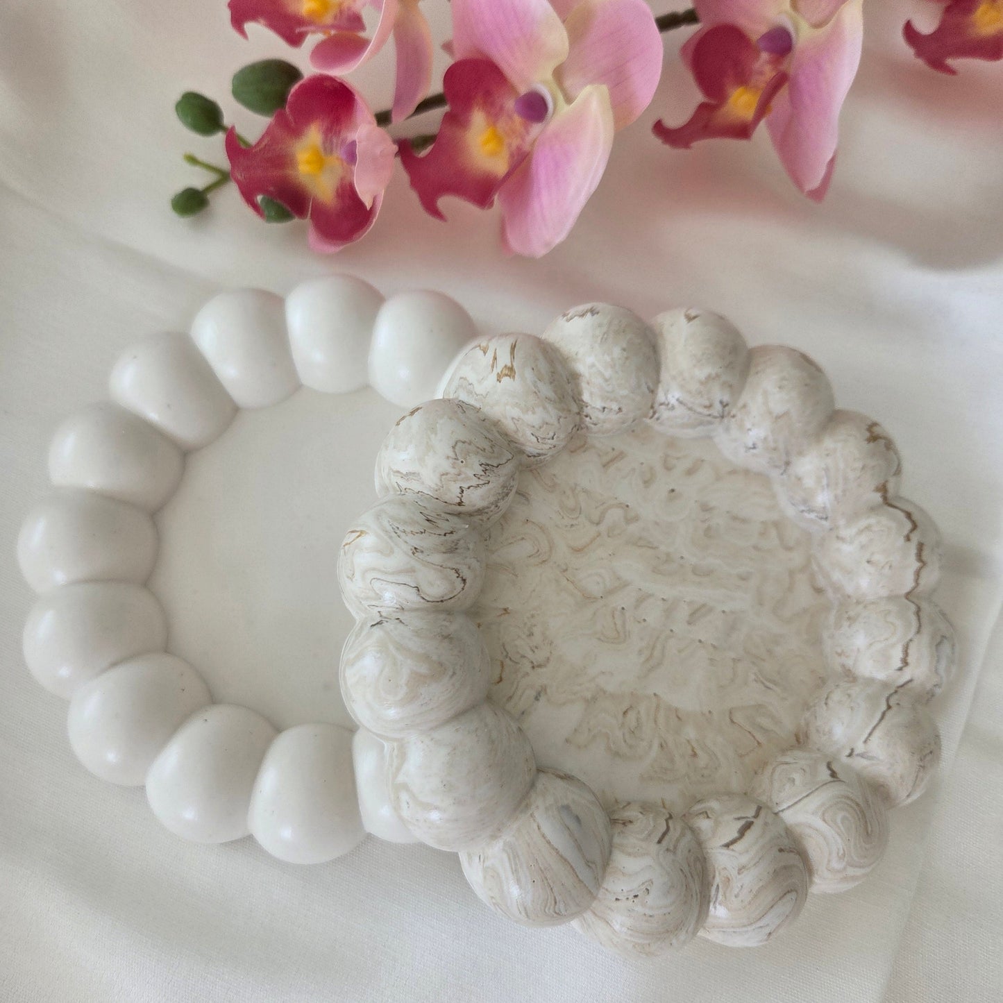 Bubble trinket tray / minimalist jewellery dish