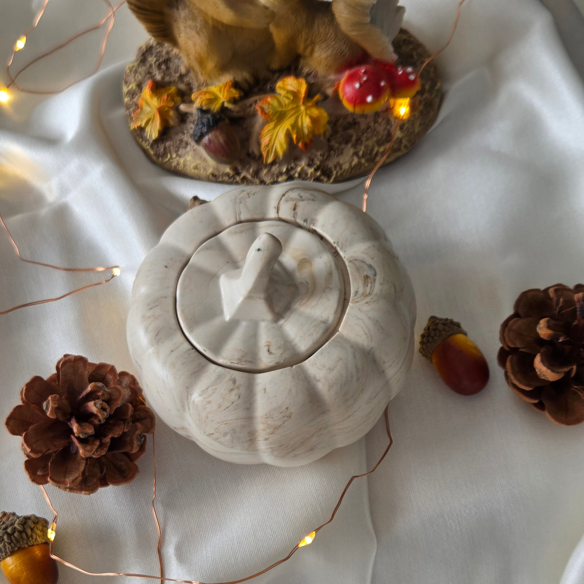 Pumpkin Jesmonite Pot