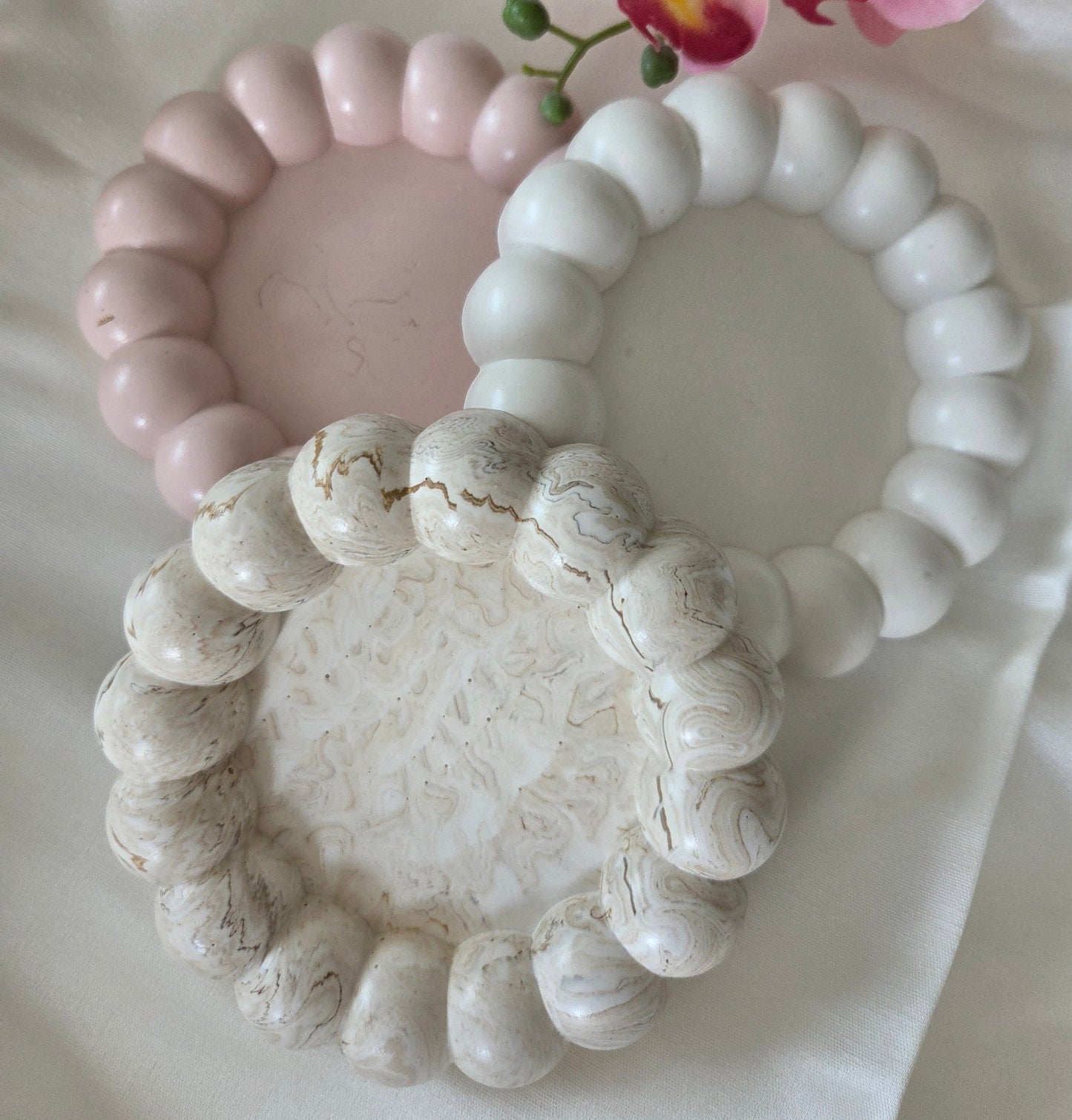 Bubble trinket tray / minimalist jewellery dish