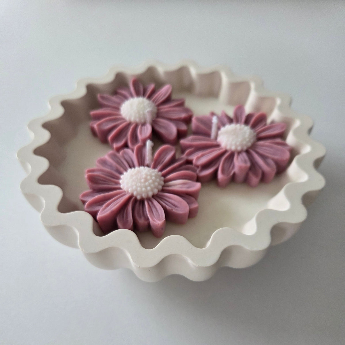 Daisy Trio Candle Bowl