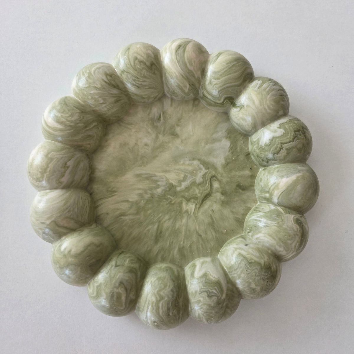 Green Marble Bubble Trinket Tray