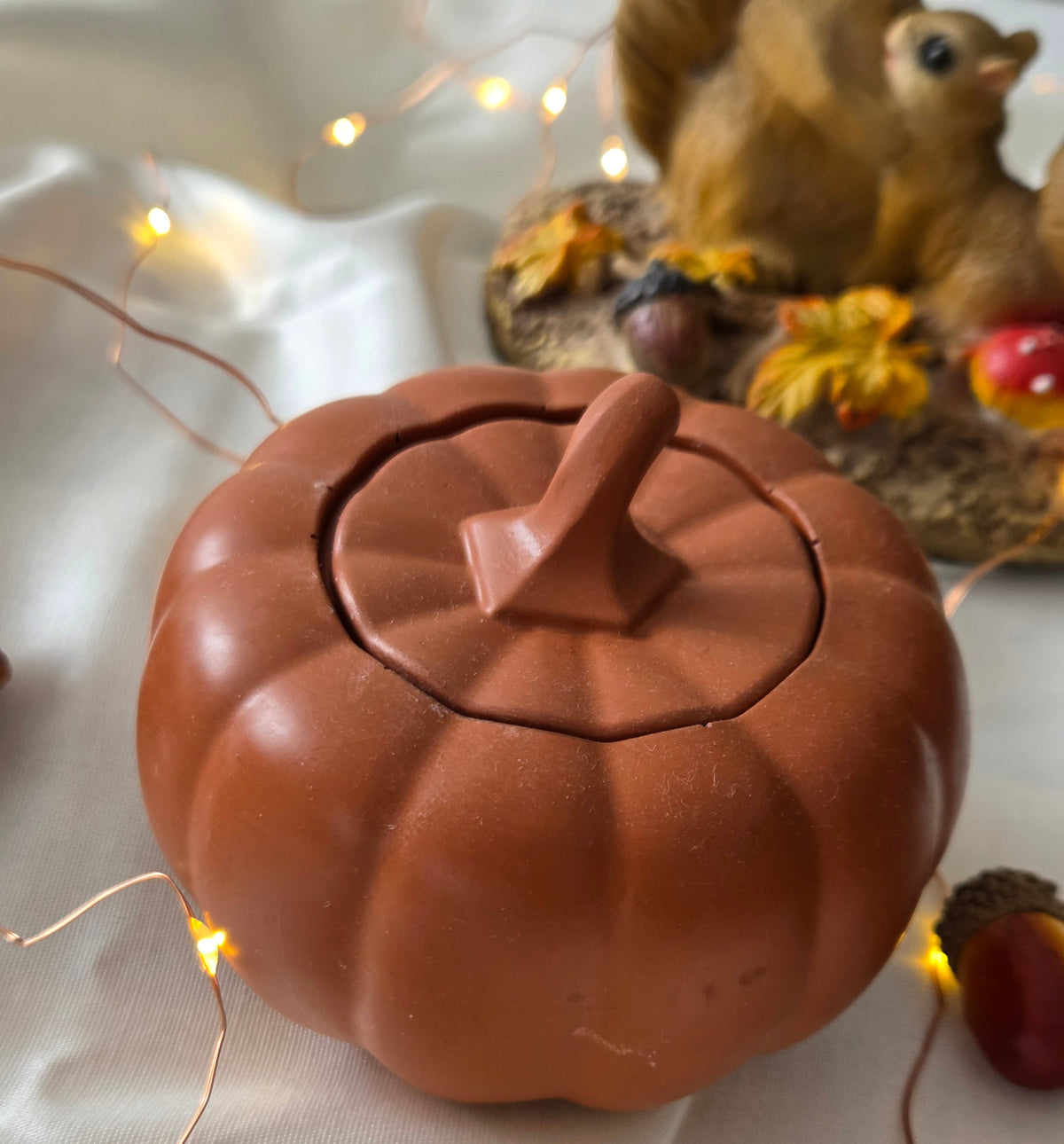 Pumpkin Jesmonite Pot