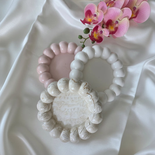 Bubble trinket tray / minimalist jewellery dish