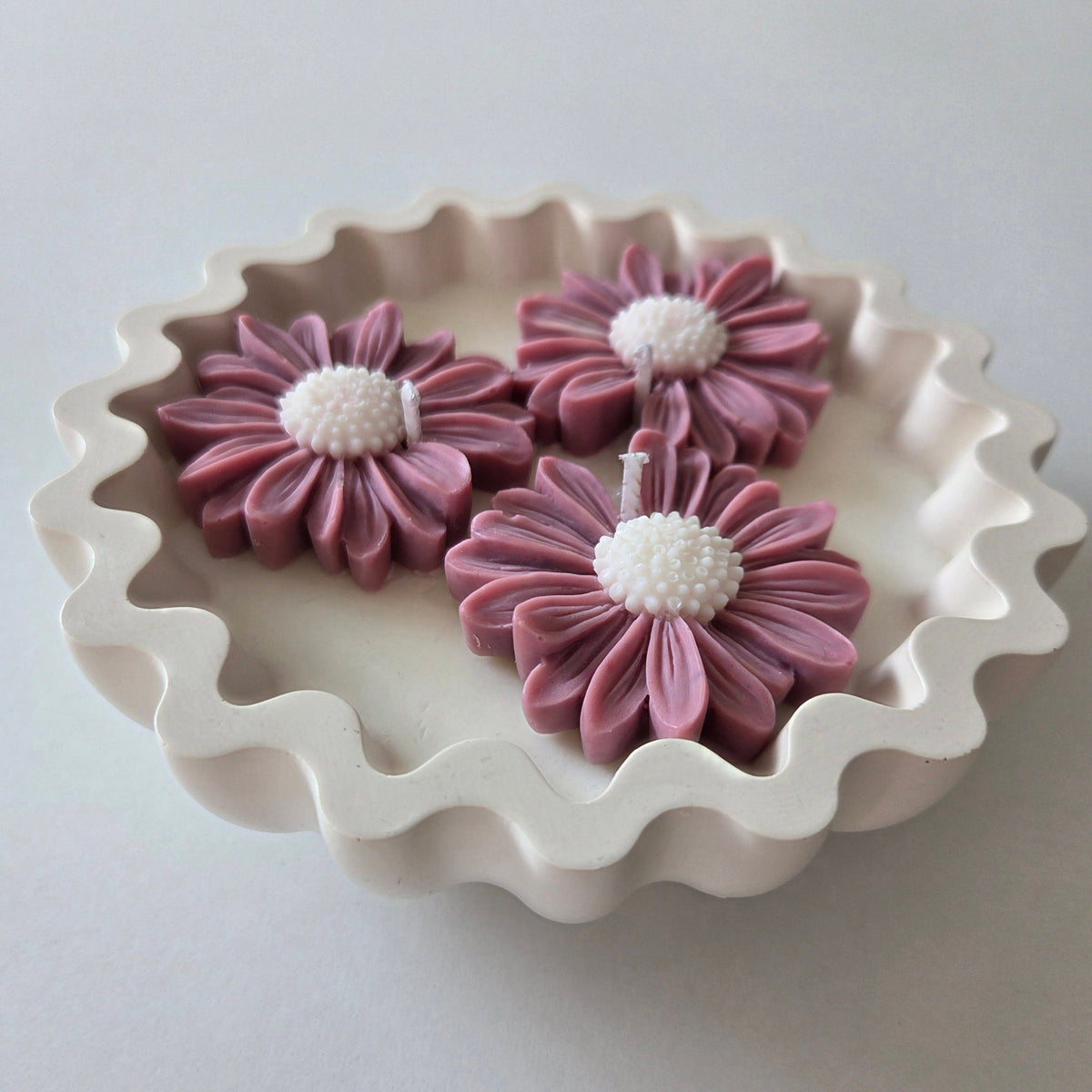 Daisy Trio Candle Bowl